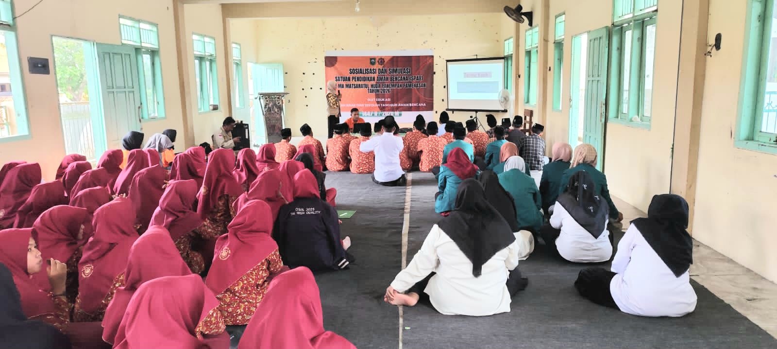 MA Matsaratul Huda Gelar Pelatihan Mitigasi Bencana Bersama FRPB Pamekasan