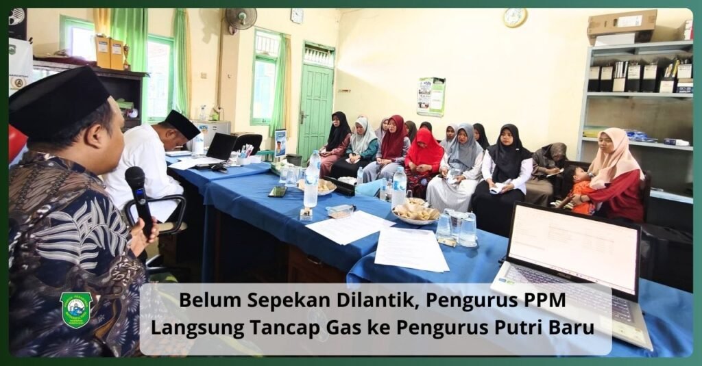 Belum Sepekan Dilantik, Pengurus PPM Langsung Tancap Gas ke Pengurus Putri Baru